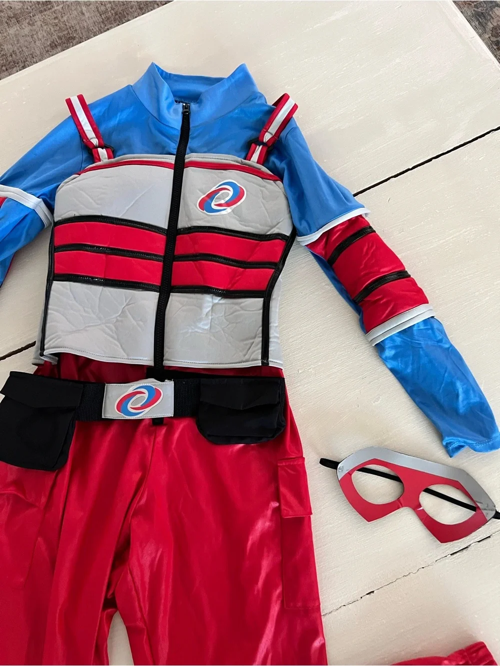 Henry Danger Kid Danger Costume 🦸 | Complete Set | Jumpsuit, Mask, Gloves & Belt